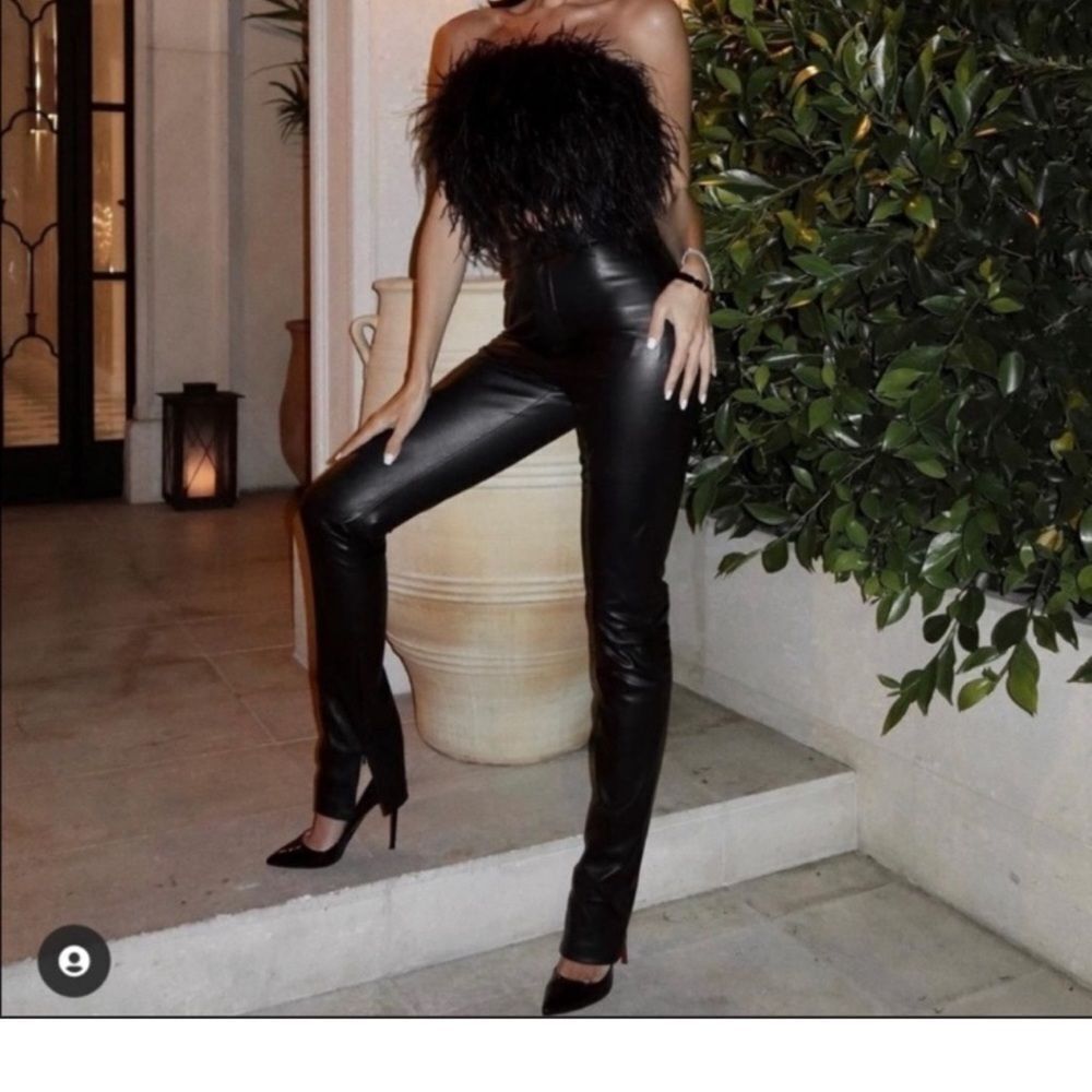 Zara Vegan leather Pants